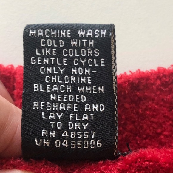 Rgl New York Sweater Womens Size XL Red Soft Long Sleeve V-Neck - Picture 5 of 8